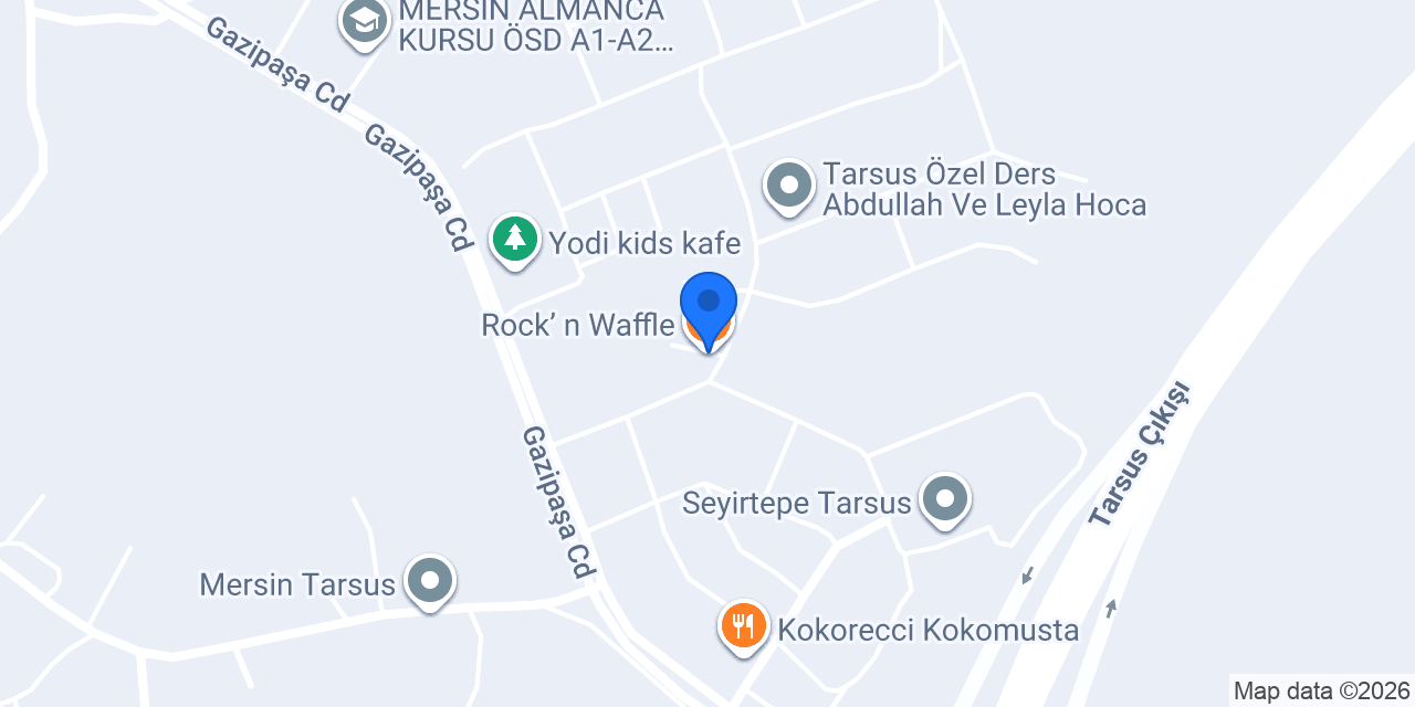 Rock’ n Waffle konumu
