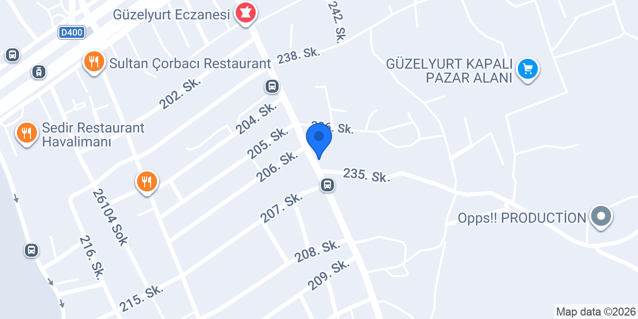 Detay Aksesuar konumu