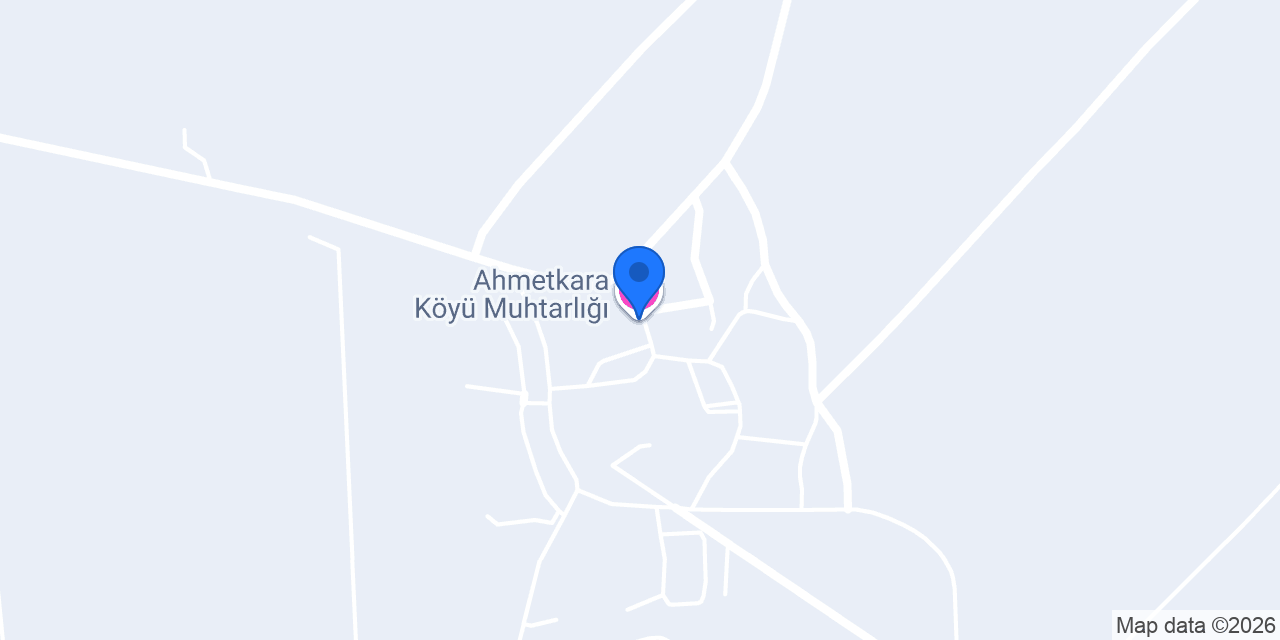 Ahmetkara Köyü Muhtarlığı konumu