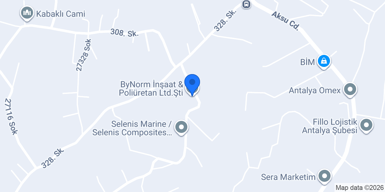 ByNorm İnşaat & Poliüretan Ltd.Şti. konumu