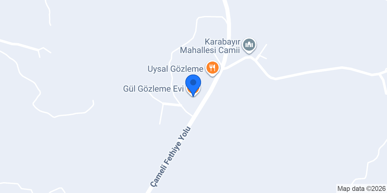 Gül Gözleme Evi konumu