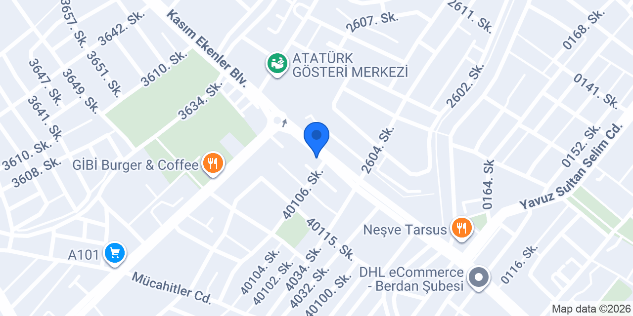 Dt. Onur Avcı Diş Hekimi konumu