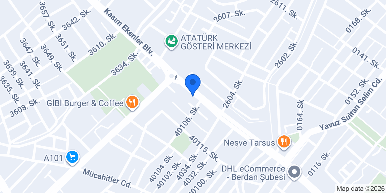 HAN VET veteriner klıniği konumu