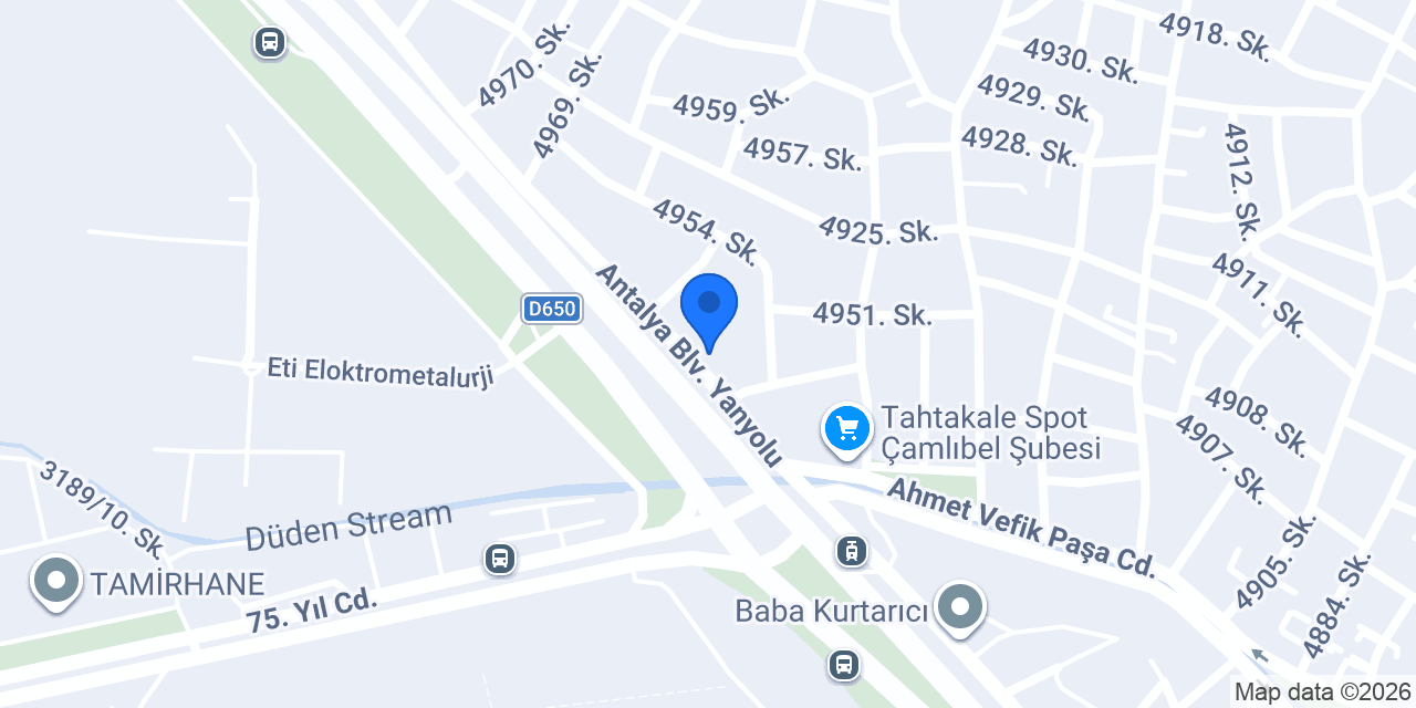Antser Özel Servis konumu