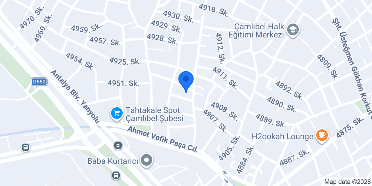 Nur Nail Studio konumu