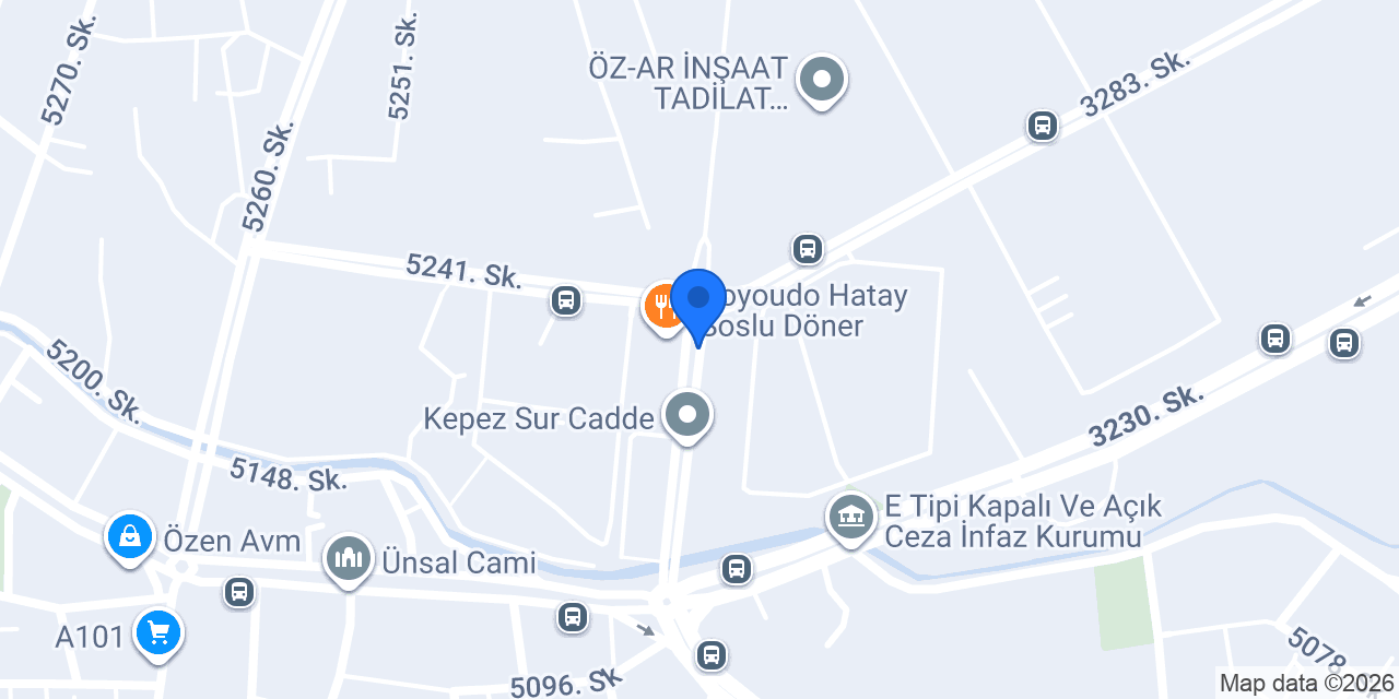 HatayTat Döner Sur Cadde konumu