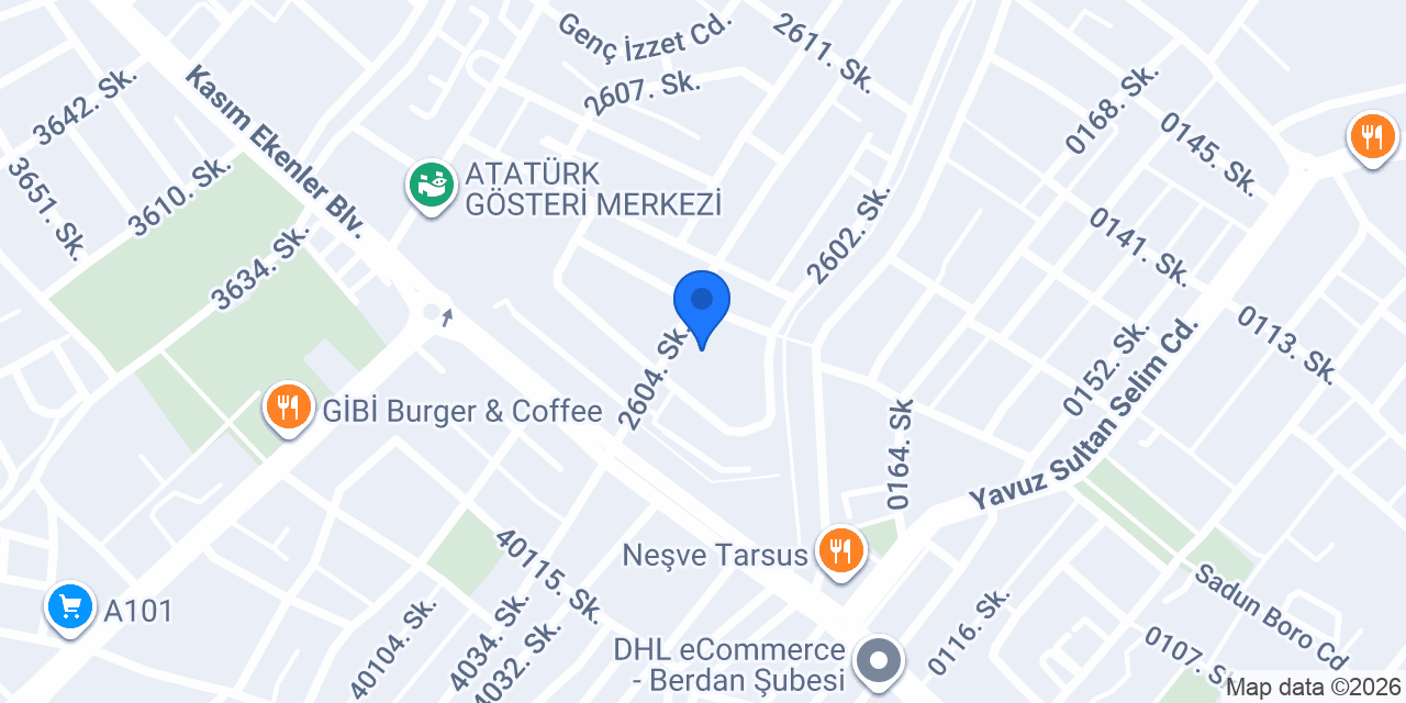 MENTEŞE GARAGE konumu
