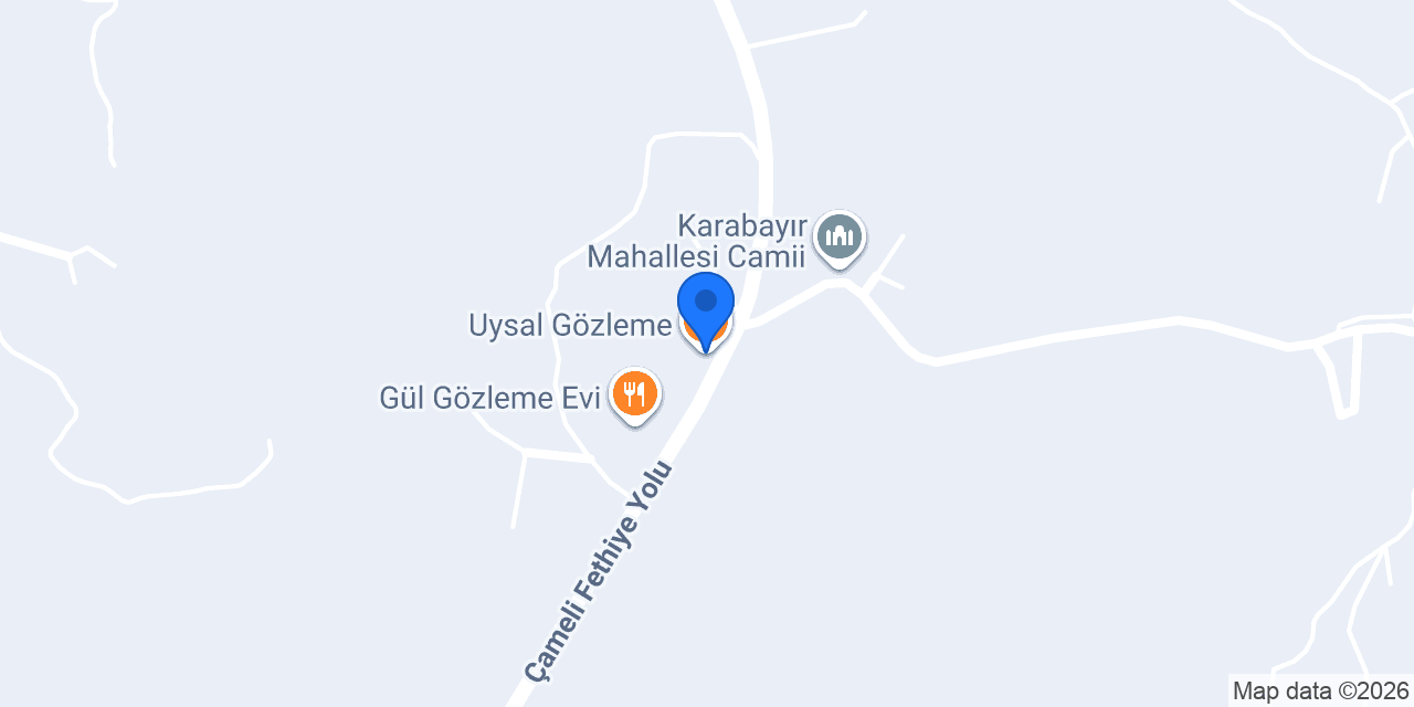 Uysal Gözleme konumu