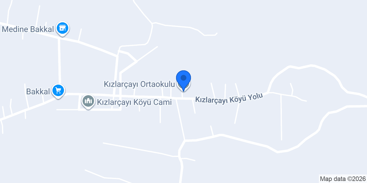 Kızlarçayı Ortaokulu konumu