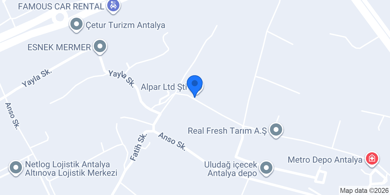Alpar Ltd Şti konumu