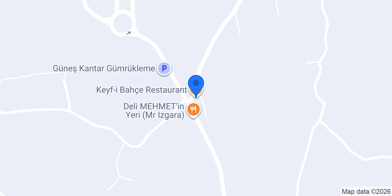 Keyf-i Bahçe Restaurant konumu