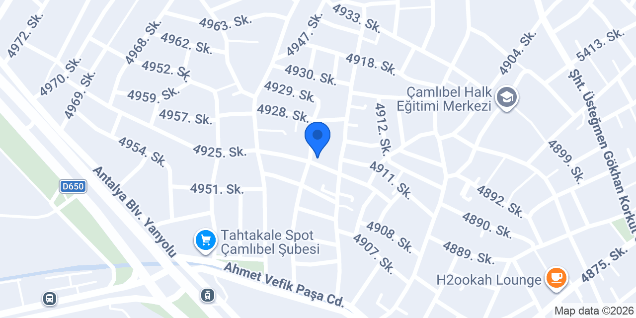 MEGA EMLAK YATIRIM konumu