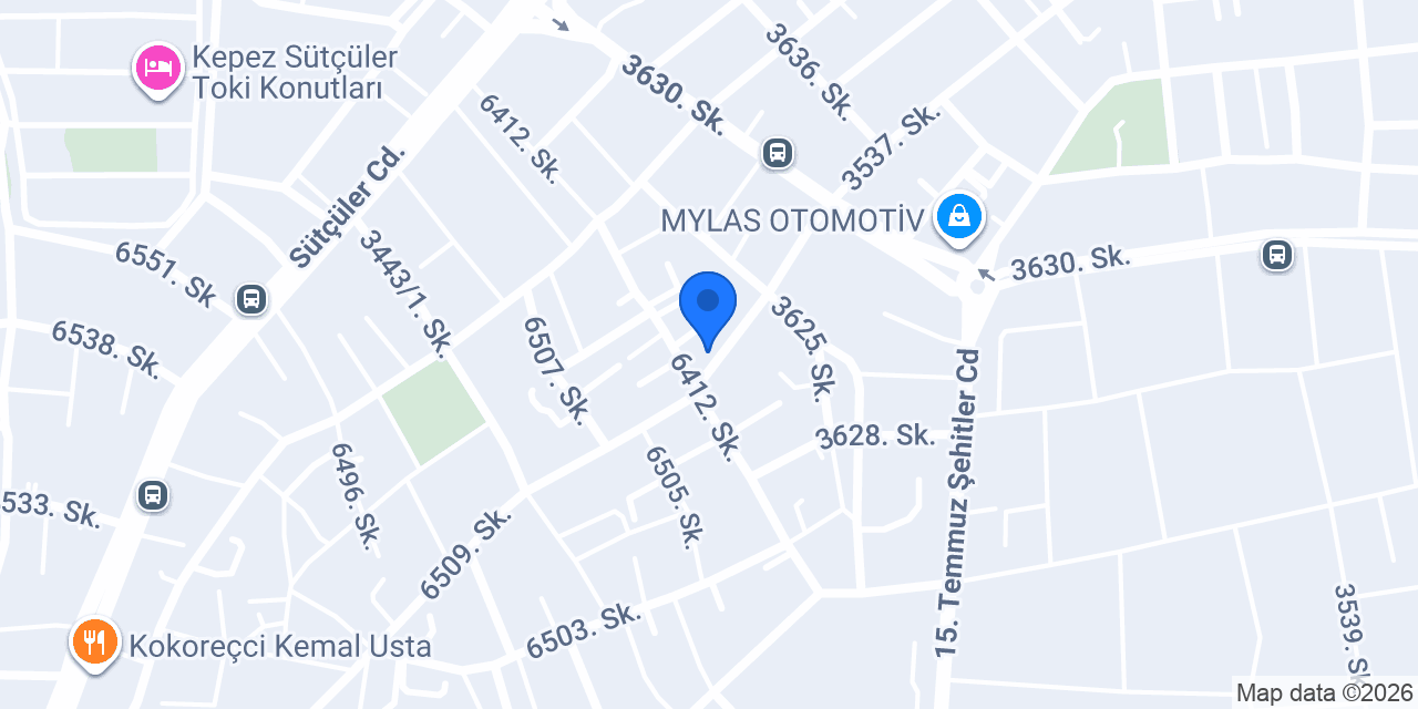 Ecem kuru temizleme konumu