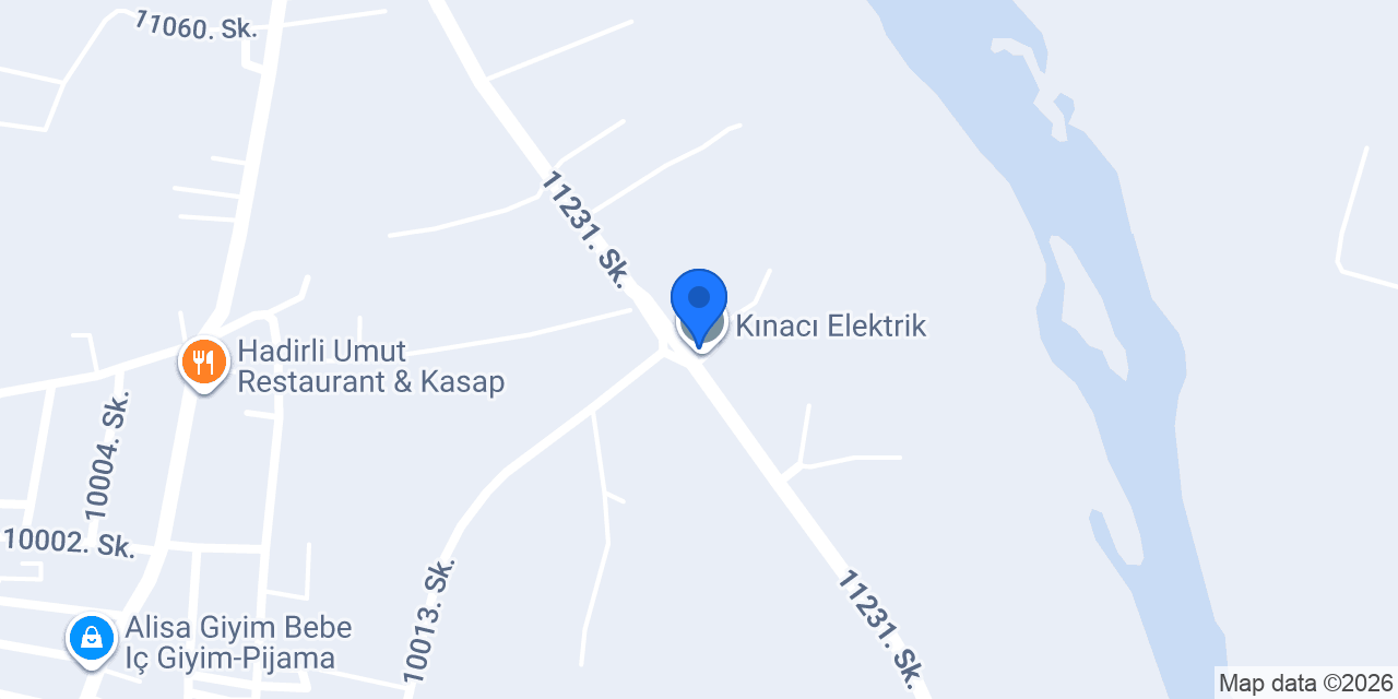 Kınacı Elektrik konumu