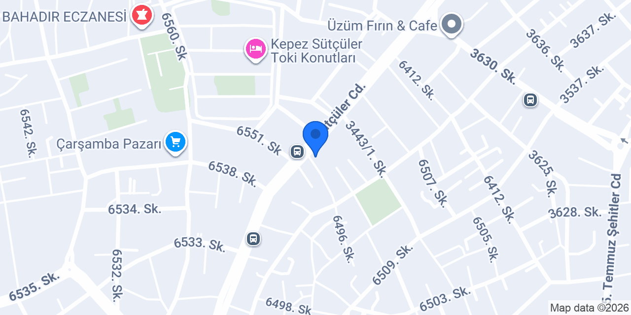 Yaşarlar Mobilya Antalya konumu