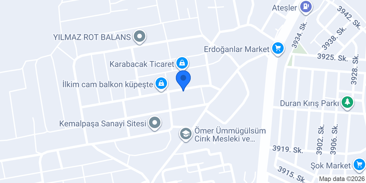 İbo Oto Cam konumu