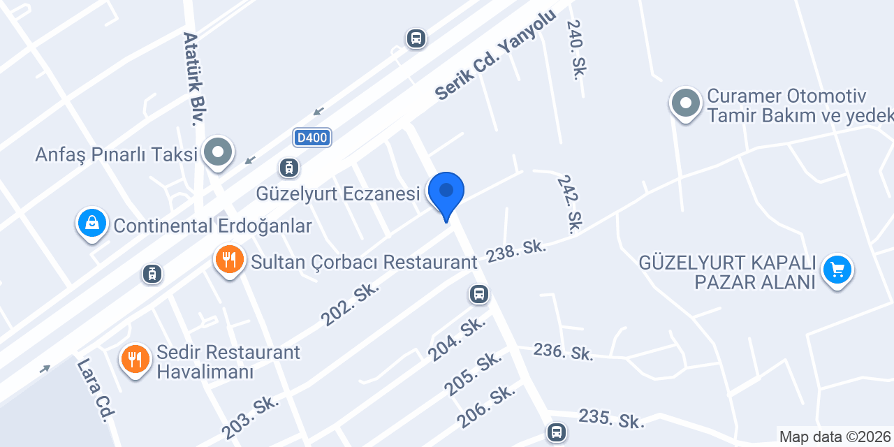 ANTALYA ÖZGÜL MOBİLYA konumu