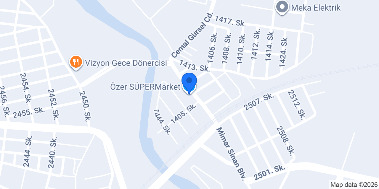 Özer SÜPERMarket konumu