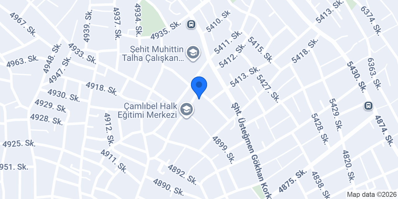 Çamlıbel Anaokulu konumu