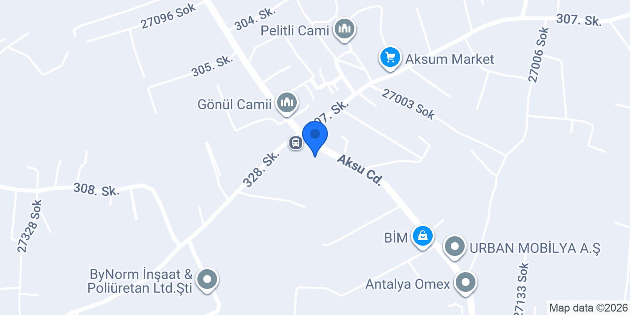 AKSU Rehber Emlak konumu