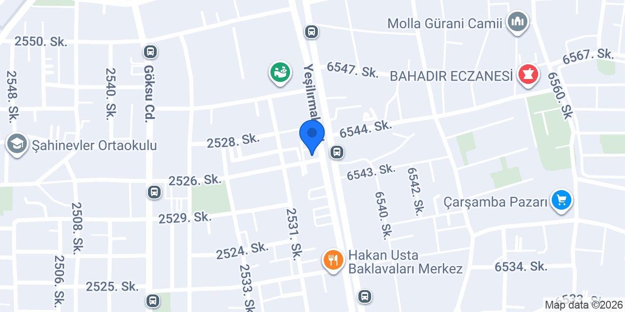 Öztaş Çevre Mühendislik Danışmanlık Limited Antalya konumu