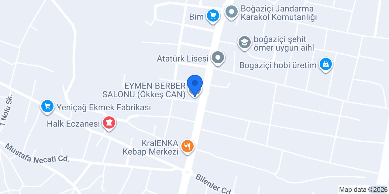 EYMEN BERBER SALONU (Ökkeş CAN) konumu