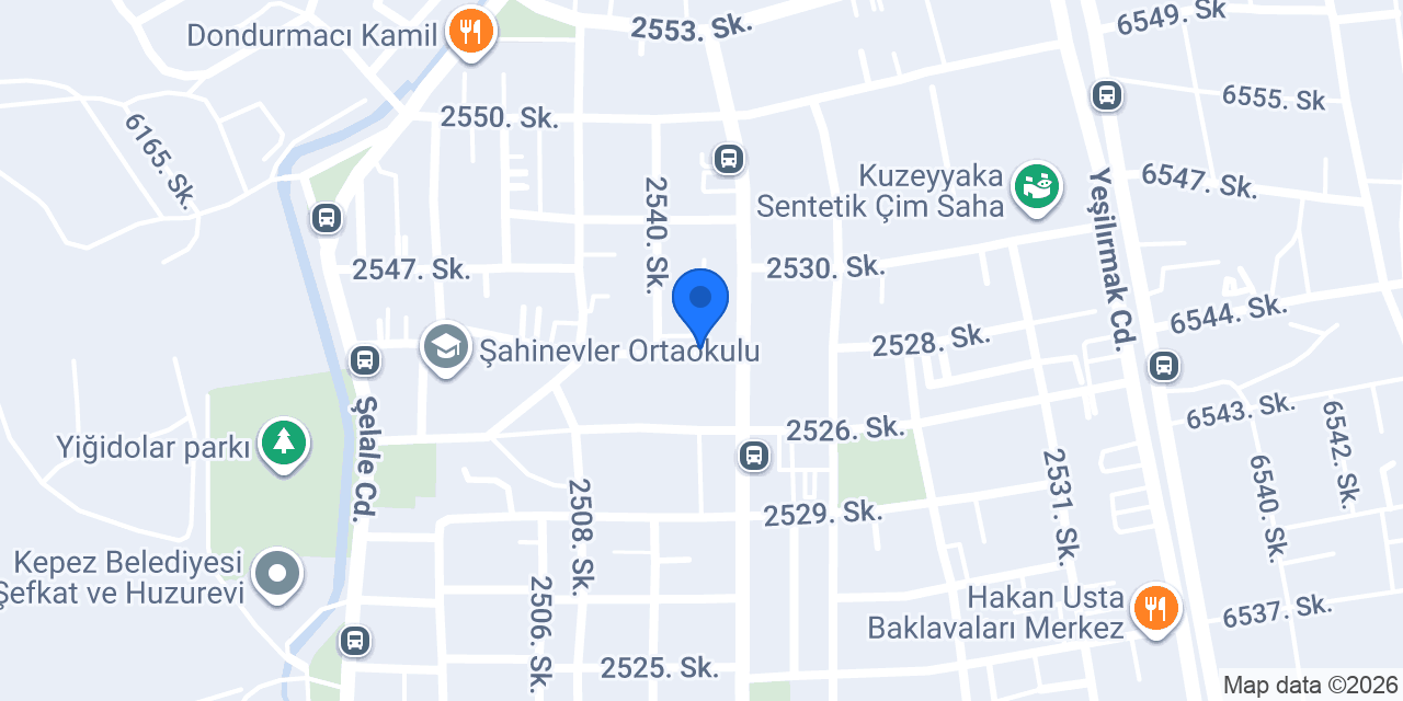 GM Bayan Kuaförü konumu