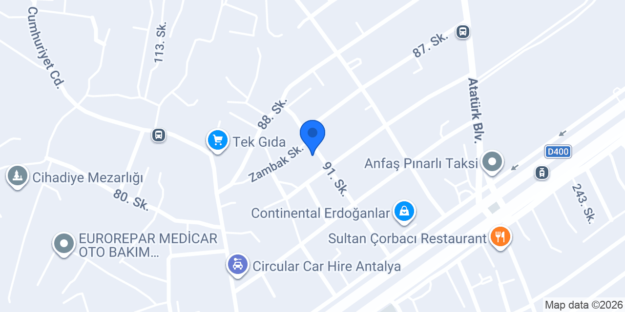 Just rent a car konumu