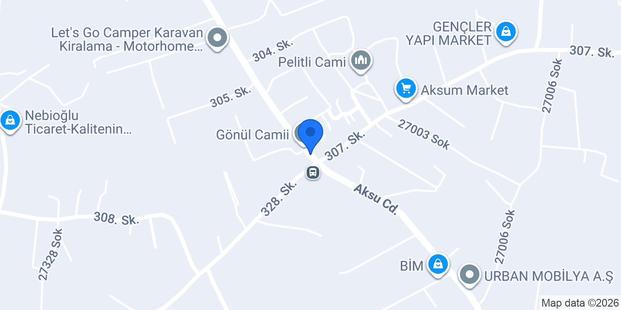 Kebabçı Harun Usta konumu