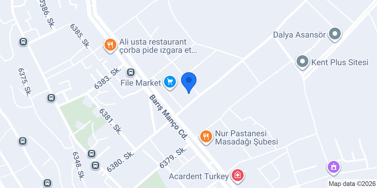 Mazı Restaurant konumu