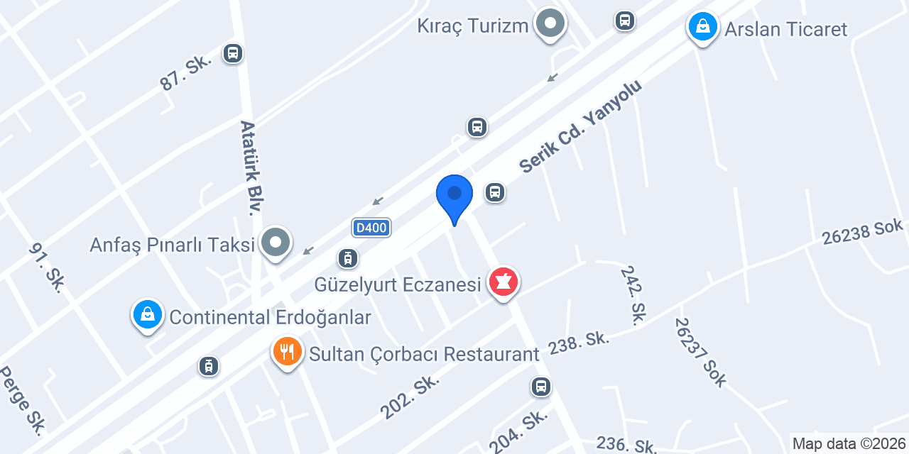 Karkın Konfeksiyon konumu