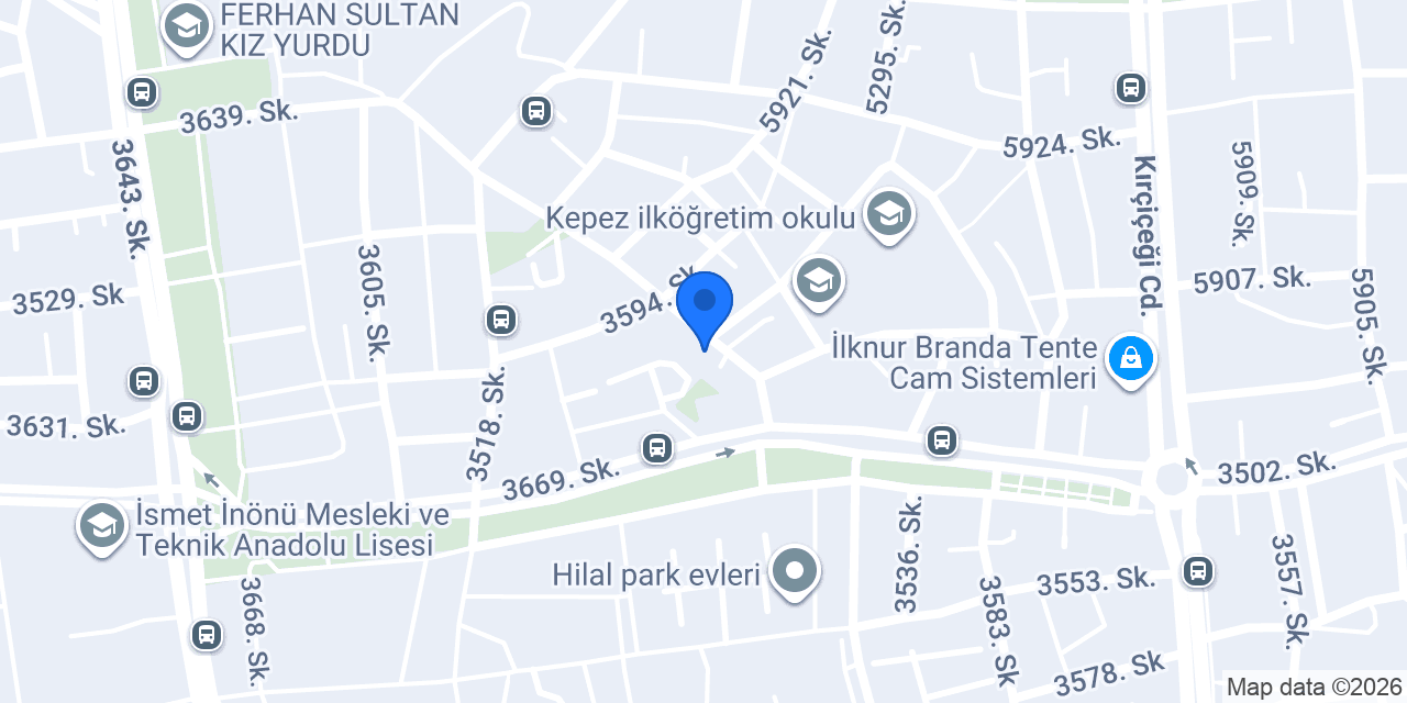 Demircan Mobilya konumu