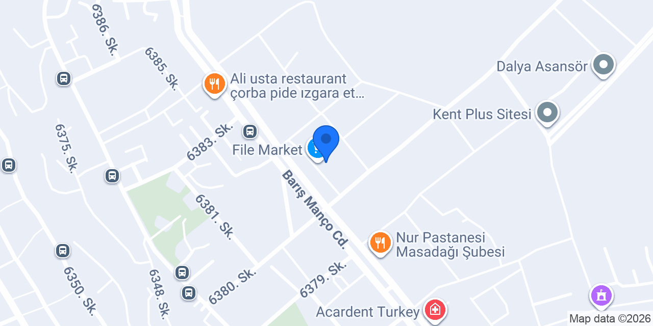 Araç kiralama Rent A Car konumu