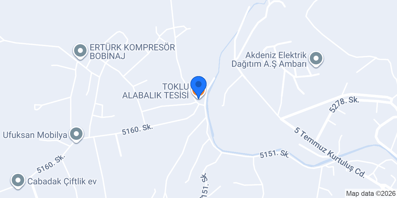 TOKLU ALABALIK TESİSİ konumu
