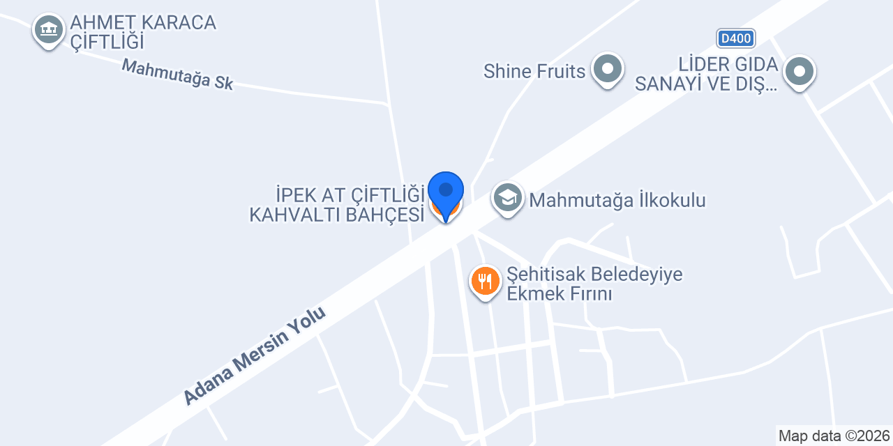 İPEK AT ÇİFTLİĞİ KAHVALTI BAHÇESİ konumu