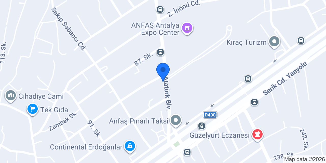 Nur Pastaneleri PINARLI EXPO konumu