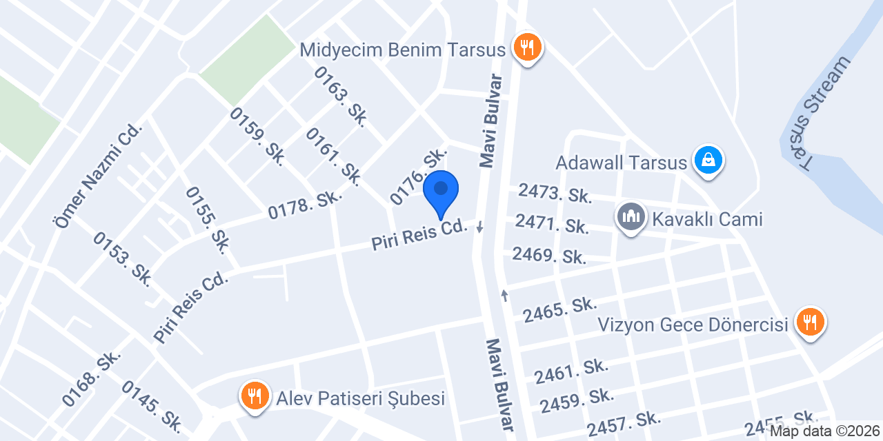 Tarsus Atılım Eğitim Kurumu konumu