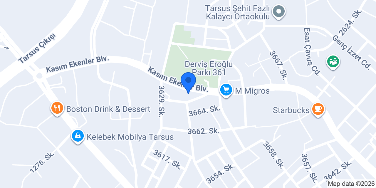 Emlift Asansör TARSUS konumu