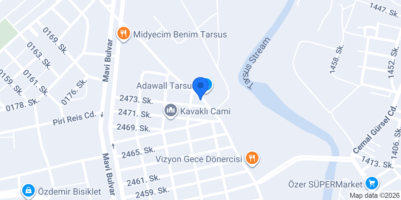 Yener Auto Kuaför konumu