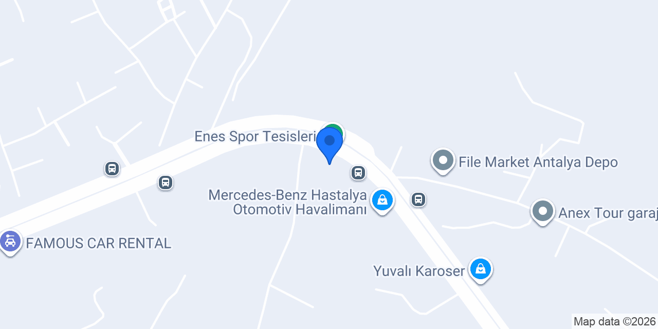 Enes düğün Salonu konumu