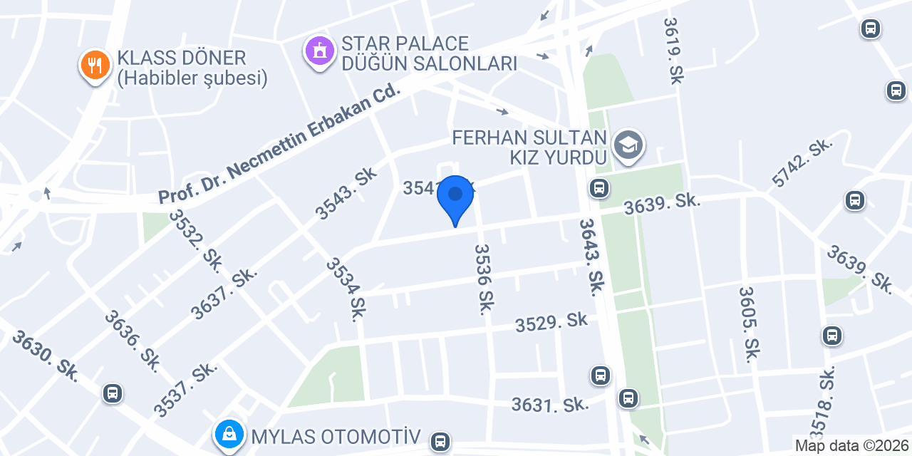 BZT Sıhhi Tesisat konumu