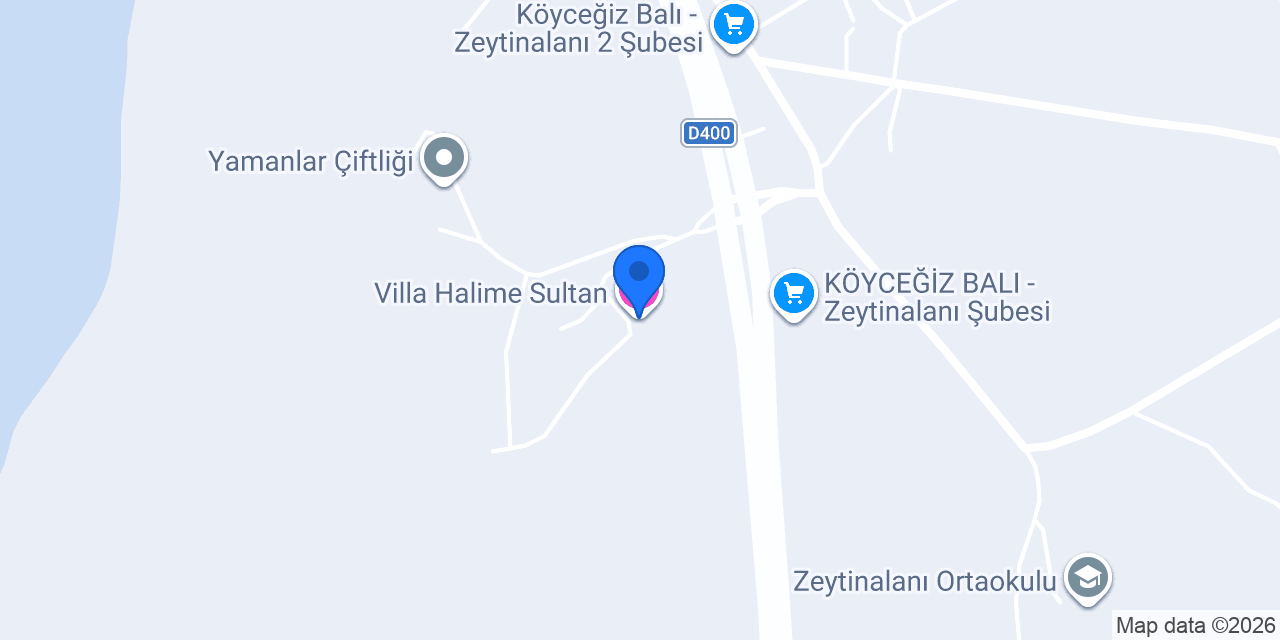 Villa Halime Sultan konumu