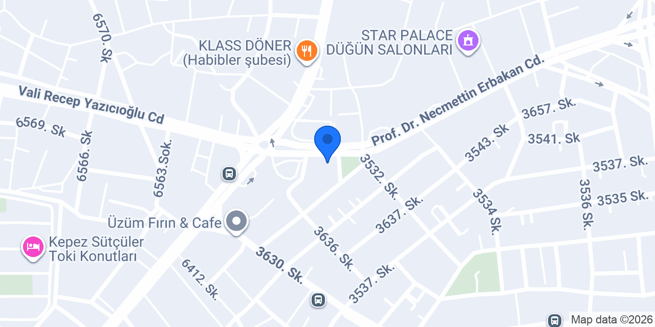 Beyaz İnci Bayan Kuaförü konumu