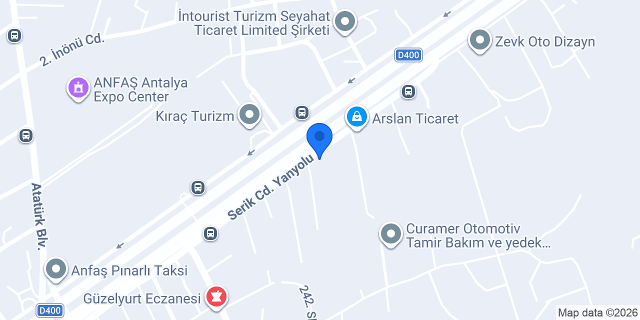 Giz Mobilya konumu