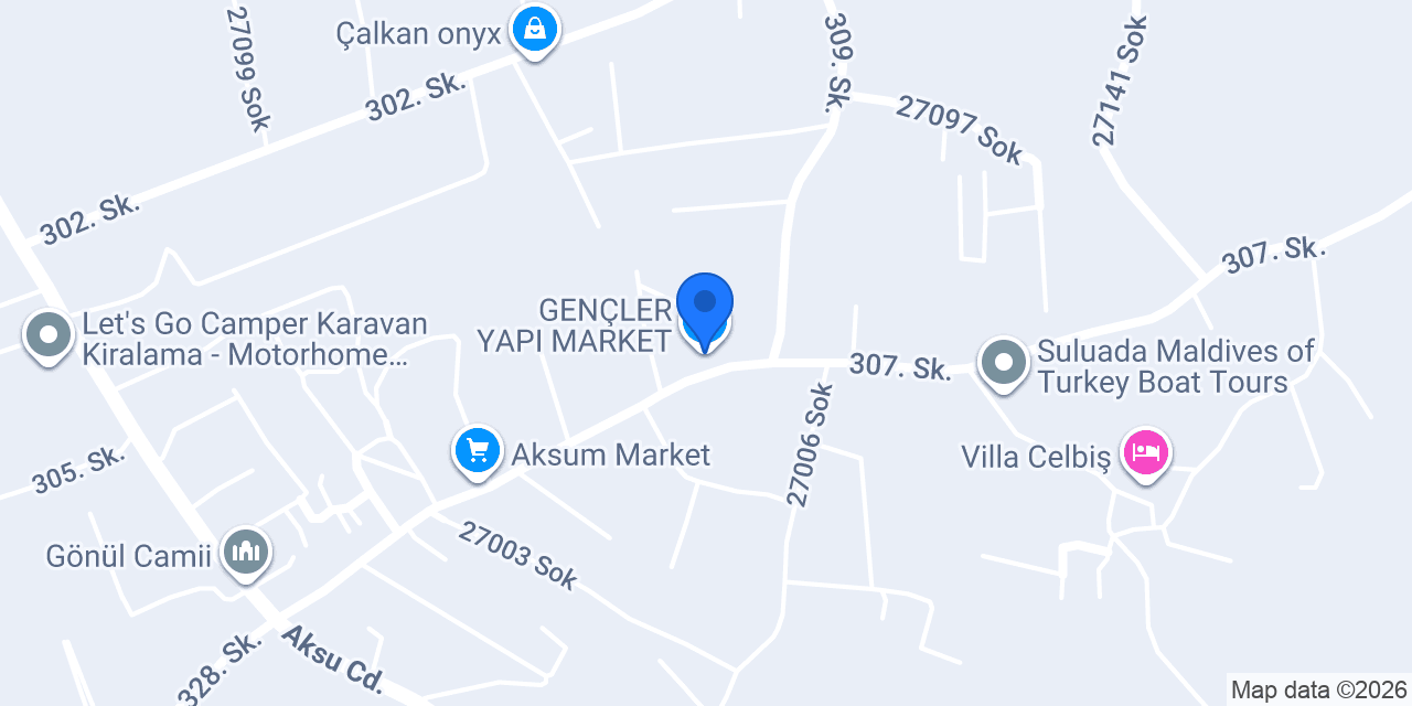 GENÇLER YAPI MARKET konumu