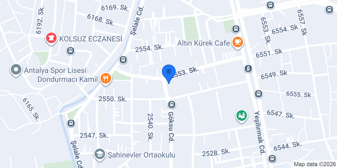 Kuzey Yaka Unlu Mamulleri konumu