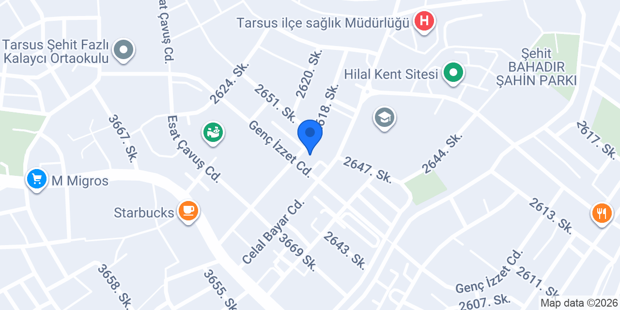 Kısmet pide ve pişirim fırını konumu