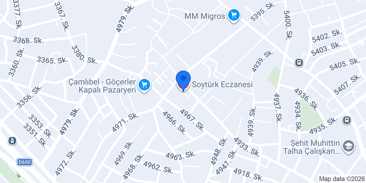 Soytürk Eczanesi konumu