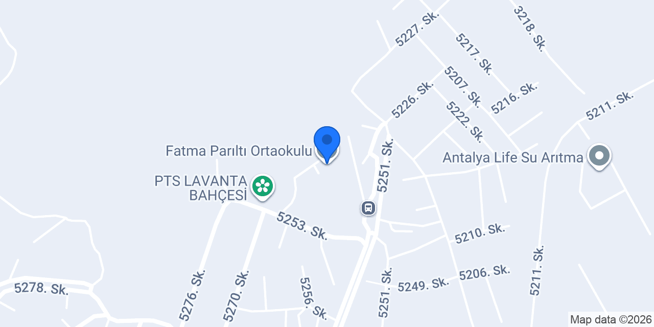 Fatma Parıltı Ortaokulu konumu