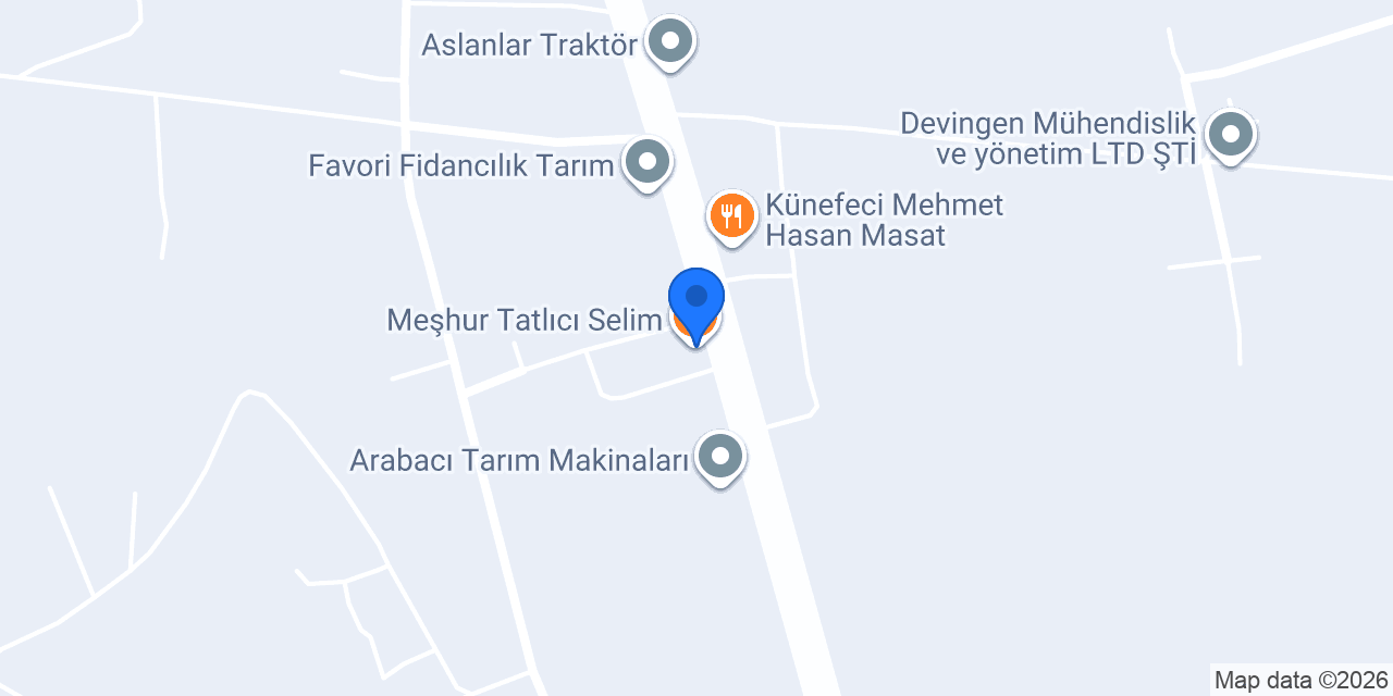 Meşhur Tatlıcı Selim konumu